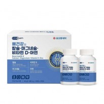 [코오롱제약] 뼈건강엔 칼슘 마그네슘 비타민D 아연 900mg x 60정 x 2개입