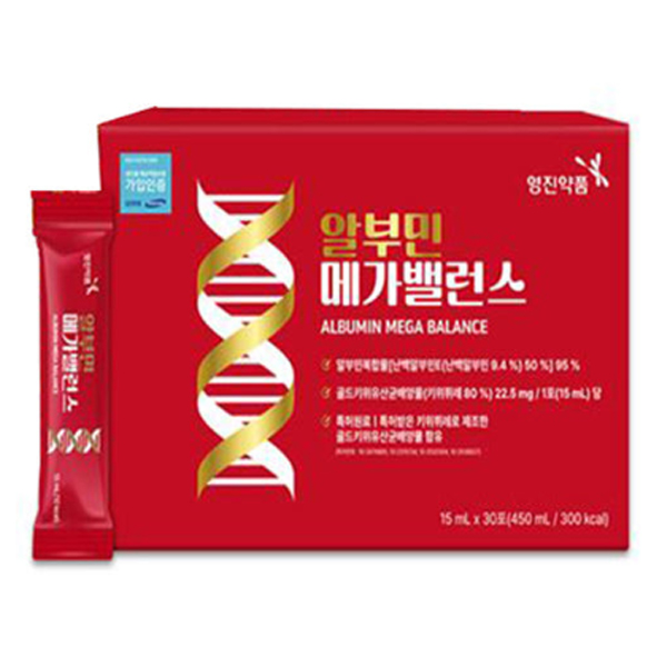 영진약품 알부민 메가밸런스 15ml x 30포